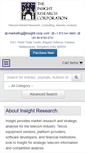 Mobile Screenshot of insight-corp.com
